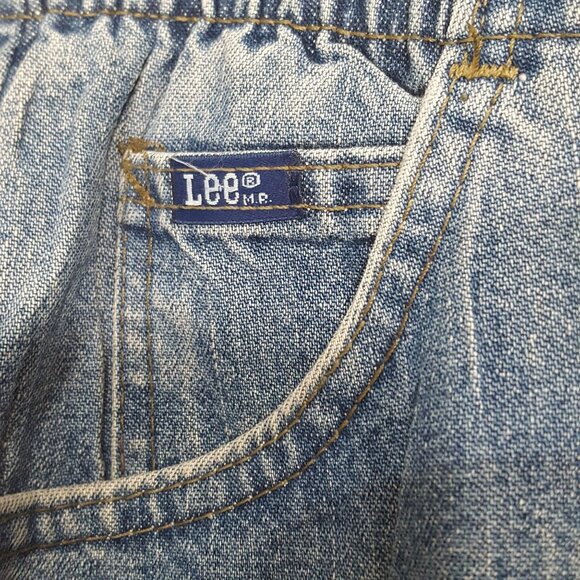 Lee Vintage Womens Jeans 16P High Rise Tapered Leg Faded Blue Medium Wash USA - Picture 5 of 6